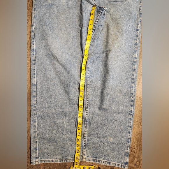 Wrangler Jeans Relaxed Fit Light Wash Denim Pants Classic Mens Size 40x30 - Picture 9 of 11